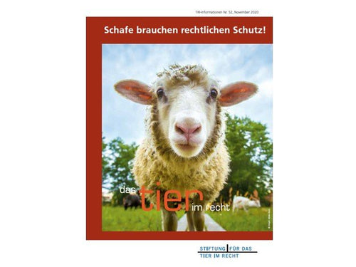 Schafe brauchen rechtlichen Schutz (TIR-Flyer Nr. 52)
